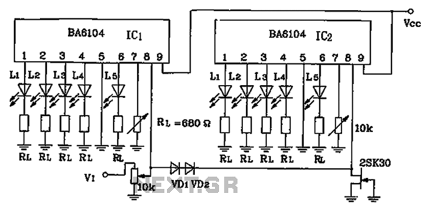 Level led level display driver IC a circuit diagram under Display Circuits -59605- : Next.gr