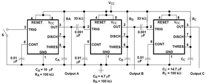 Sequence Timer Circuit Diagram