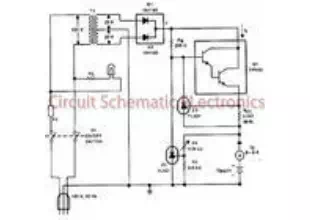 Battery charger circuit Schematic Diagram