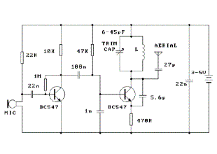 3v fm transmitter circuit