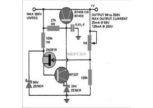 High Voltage Power Supply Circuit