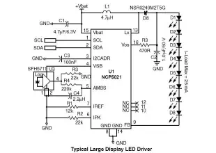 high voltage white led driver