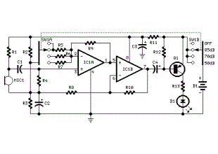 Room Noise Detector Schematic Circuit