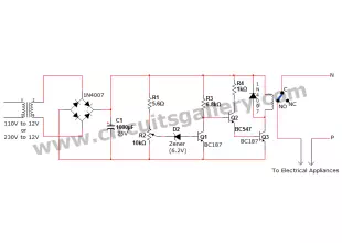Simple Over Voltage Protection Circuit: High Voltage Cut Off