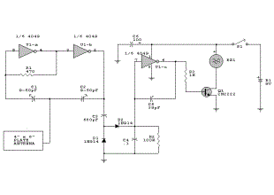 Simple Proximity Detector & Alarm Circuit