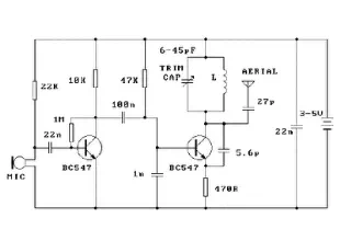 3v fm transmitters circuit diagram