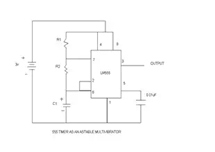 A 555 TIMER LED FLASHER CIRCUIT