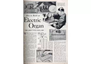 Electric Organ FOR ABOUT FIVE DOLLARS