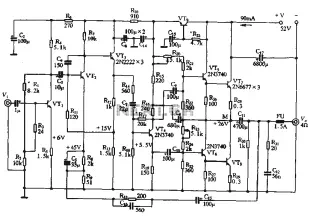 50WOTL amplifier circuit