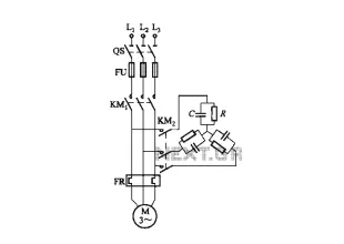 Single-speed motor excitation from the electrical braking circuit