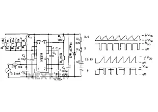 555 capacitance tester circuit diagram