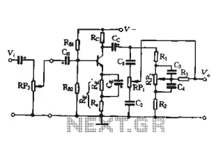 Preamp using the current series feedback circuit