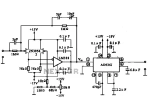 AC RMS and DC converter circuit