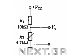 Thermistor circuit basic application