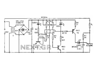 Thermostat controller integrated circuit schematic