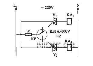 Avoid contact thermometer circuit