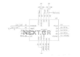 ARM module optical fingerprint recognition circuit schematic