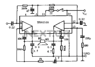 TDA1510 Power Amplifier Applications 02