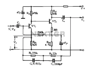 The basic form of frequency equalization circuit