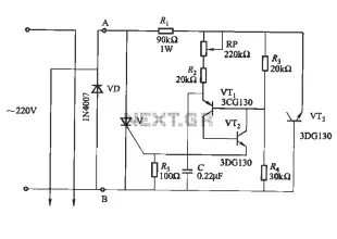 Manual thermostat circuit