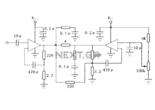 LM2002 Series 8W audio power amplifier circuit