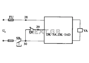 DK-5A, DK-5AD AC power control circuit