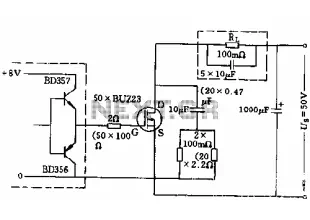 500A power switch control circuit diagram