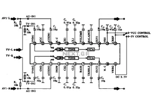 Audio signal control circuit