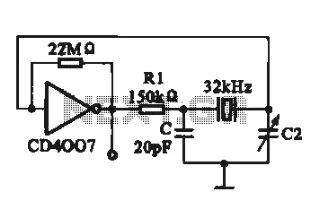 32kHz clock oscillator circuit