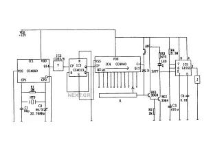 Precision digital timing controller circuit (CC4013, CC440, CC4060, G1555)