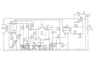 555 automatic power-protection circuit diagram