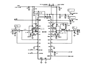 Multi-output power supply circuit (MAX1902)