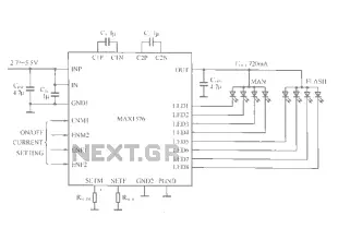 MAX1516 charge pump drive circuit diagram