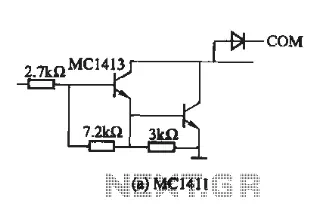 MC1411 series Darlington current internal structure of a drive circuit