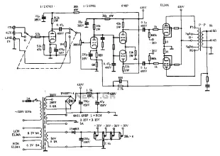 Rhyme M100 merger 10 watt tube amplifier circuit