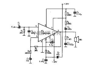 TDA1514A application circuit