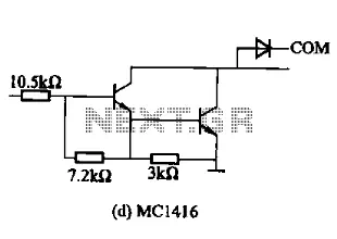 MC1411 series of Darlington Drive current internal structure
