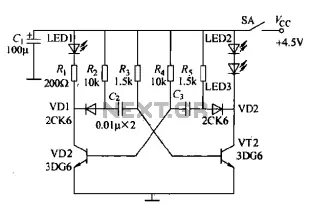 Infrared remote control a dimming circuit