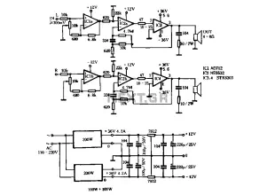 Switching power supply circuit with STK6303