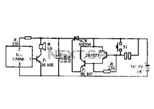 Musical doorbell circuit with two trigger modes