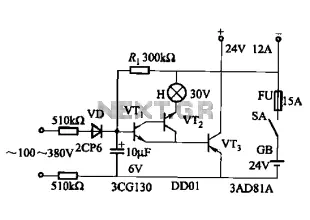 AC power without power transistor switching circuit