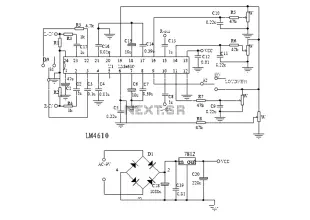 3D audio processing and application circuit LM4610