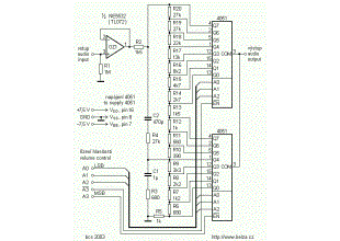 Electronic potentiometer schematic