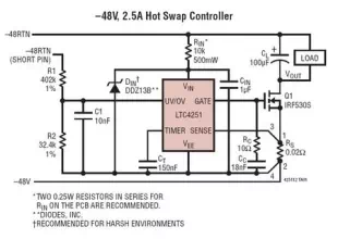 Negative Voltage Hot Swap Controllers in SOT-23