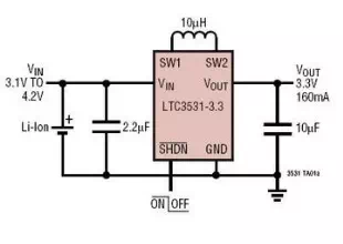 200mA Buck-Boost Synchronous DC/DC Converters
