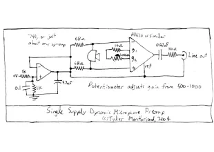 Dynamic Microphone Preamp