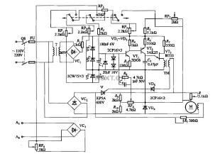 100W full-wave single-junction transistor trigger doer control circuit