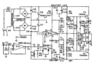 120W power amplifier circuit