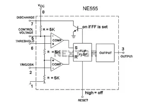 555-pin chip data and circuit diagrams
