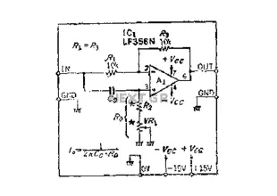 90 phase shifter circuit having a flat frequency characteristic